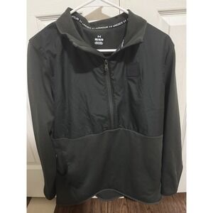 UNDER ARMOUR UA Storm Fleece ½ Zip Jacket with pockets Men's Medium Olive Green